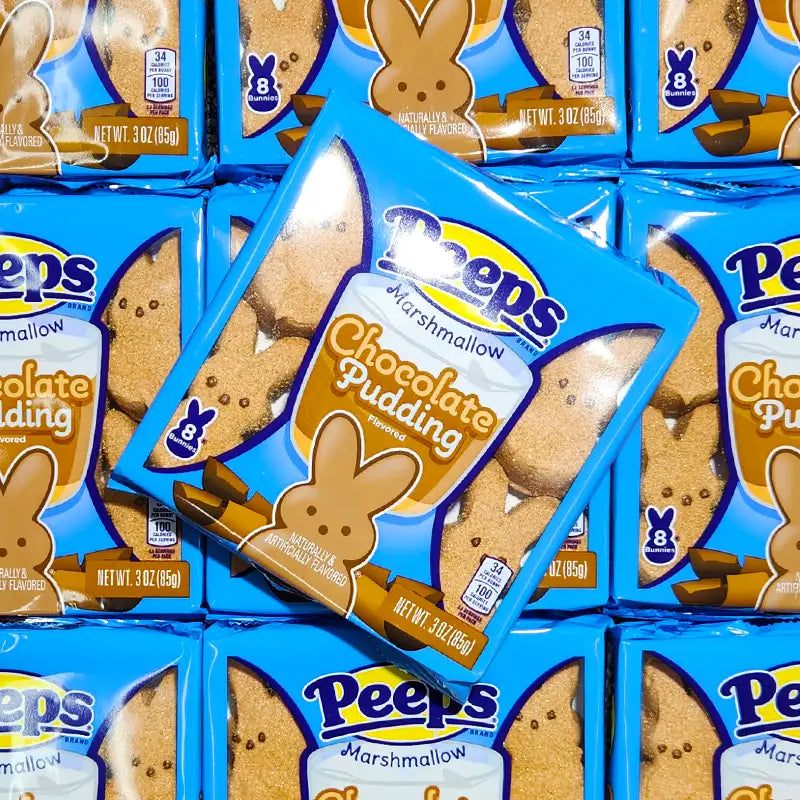 Peeps Chocolate Pudding Bunnies 8 pk - Marshmallow Bunnies – Candy Co