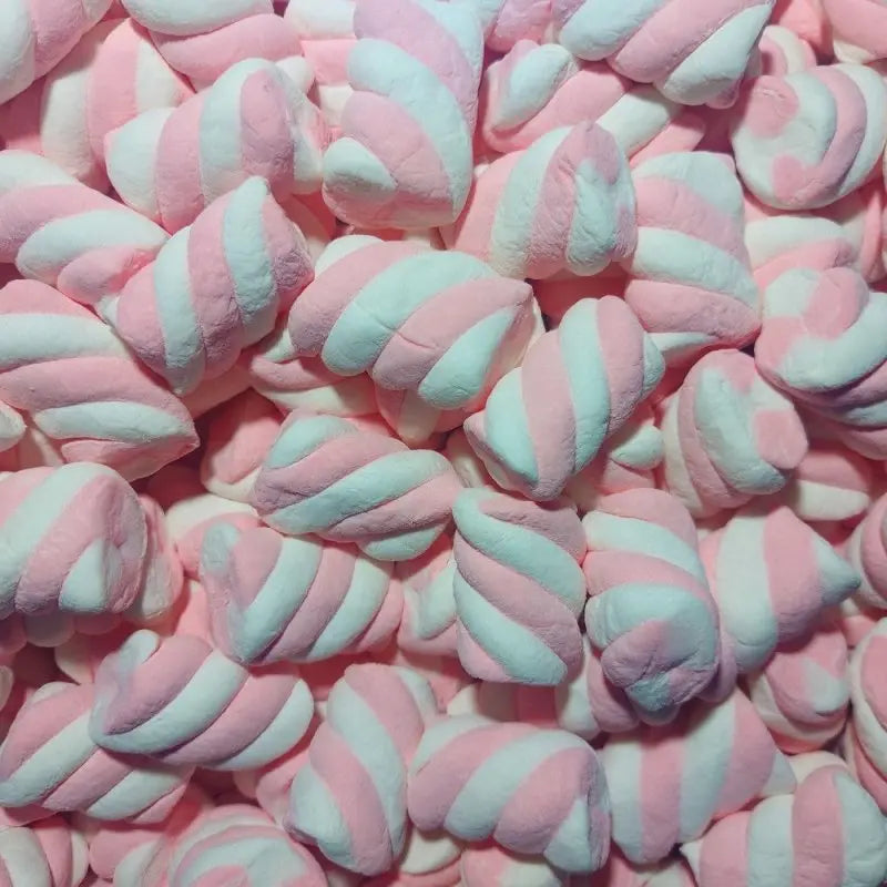 Pink Twisted Marshmallows