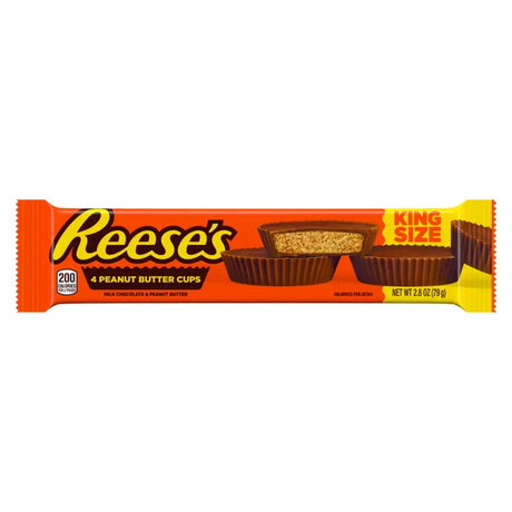 Reeses King sized 4 Peanut Butter Cups 79 grams