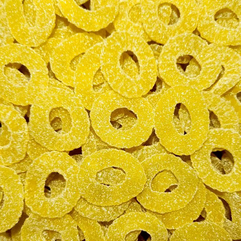 Sour Pineapple Rings - Shop Lollies Online - Candy Co