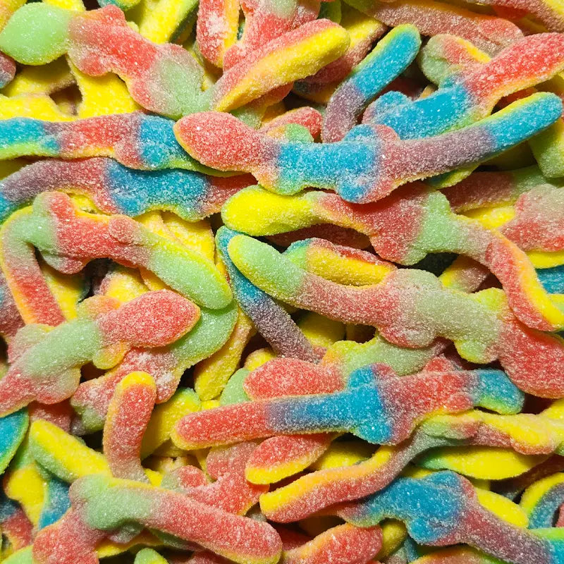 Lizard Snacks Sour Lizards - Lizard Shaped Lollies - Candy Co