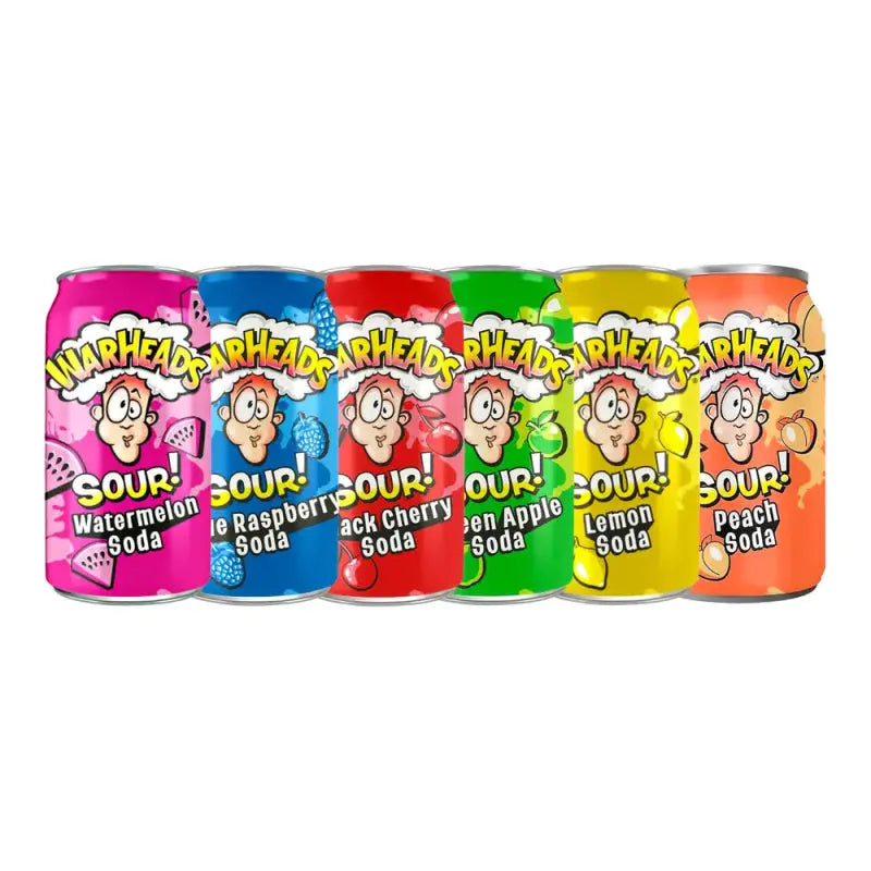 Warheads Soda Cans