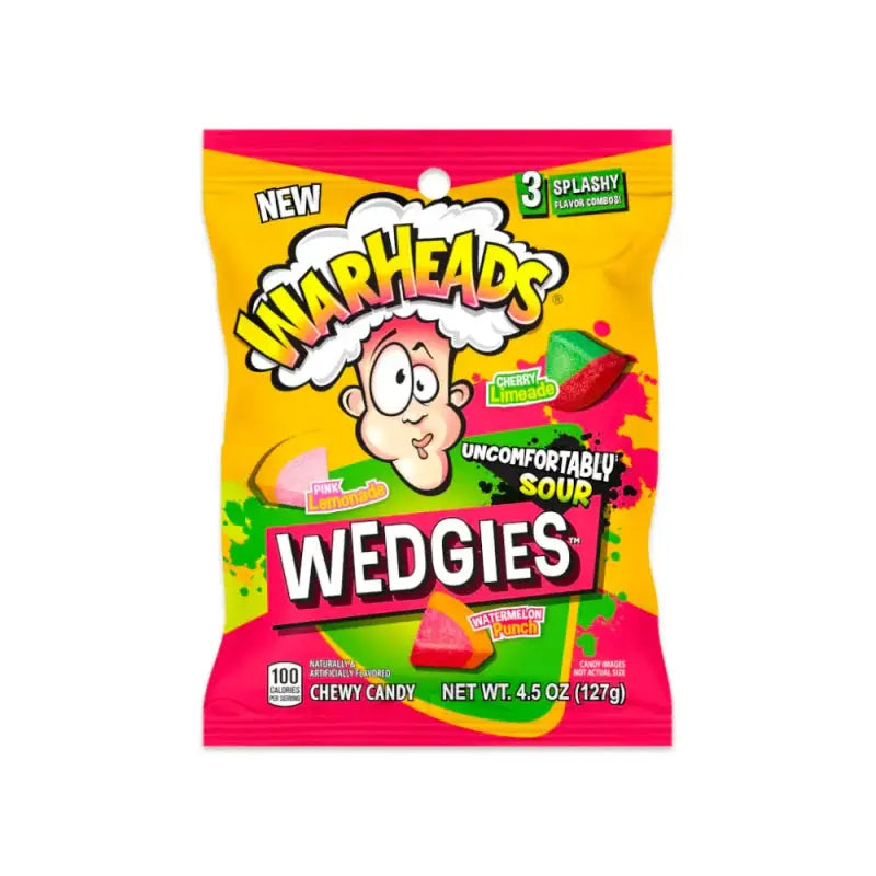 Warheads Wedgies Peg Bag 127g