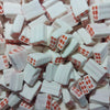 White Cream Strawberry Bricks