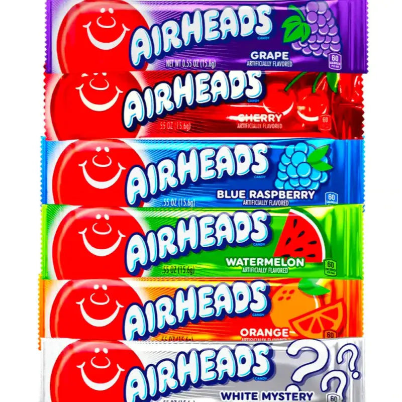 Airheads Candy NZ American Taffy is 6 Various Flavours Candy Co
