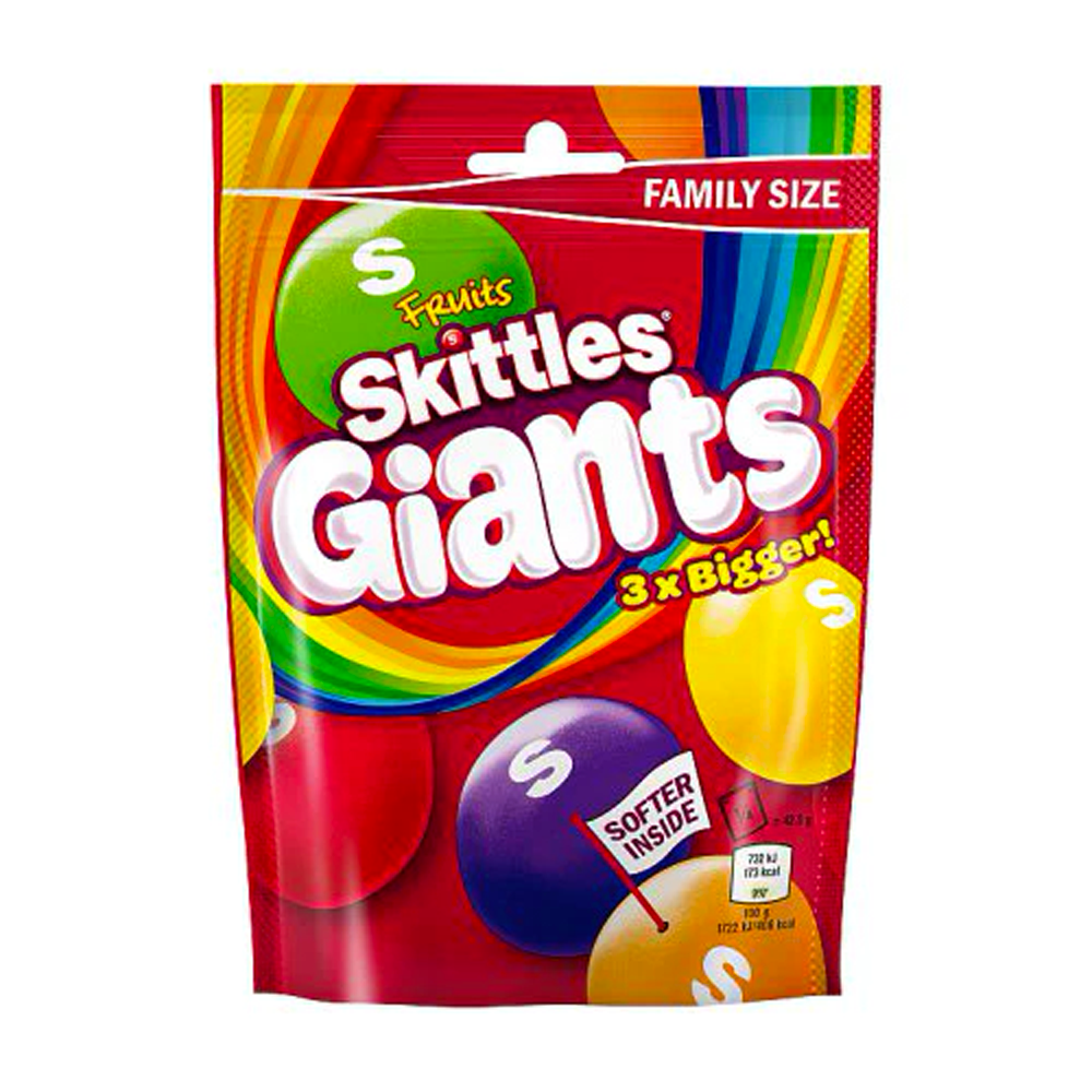 Skittles Giants 170g Bag Lollies Online Candy Co skittles-giants-170g-bag-lollies-online-candy-co