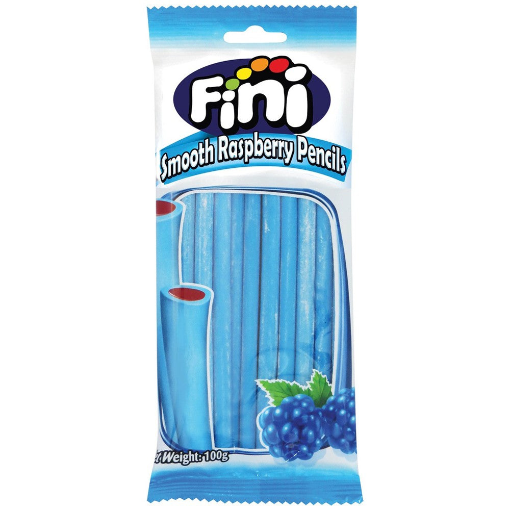 Smooth Blue Raspberry Pencils - Order Lollies Online - Candy Co