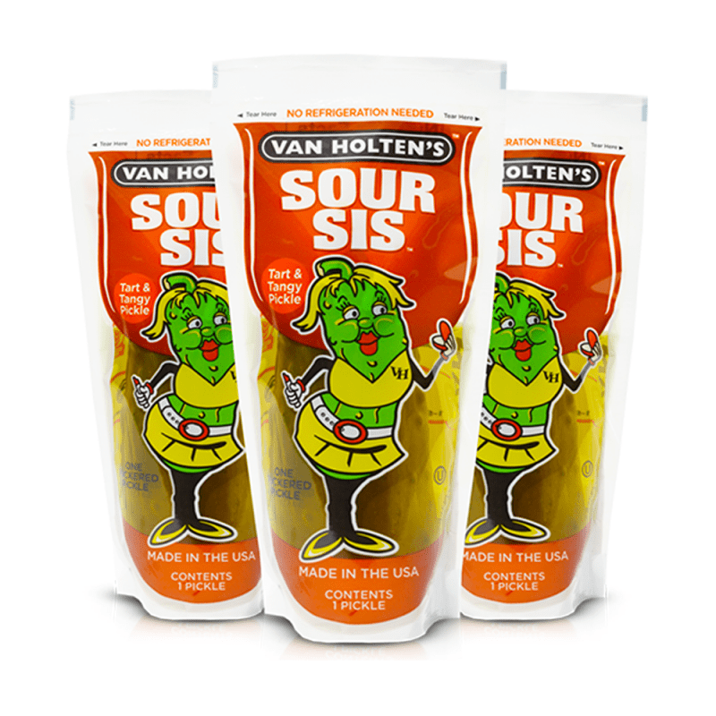 Sour Sis Dill Pickle - Van Holtens - Novelties - Candy Co