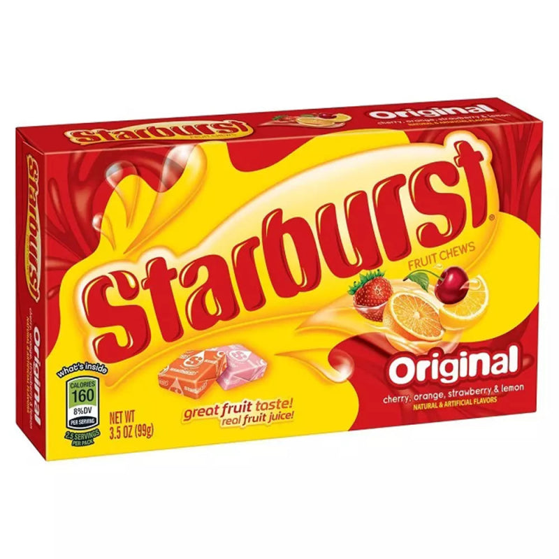 Starbursts Originals Theater Box - Mars Wrigley Confectionary - Novelties - Candy Co